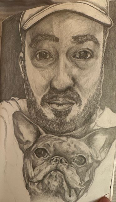 Graphite
DOG
PORTRAIT
SKETCH
PERSON