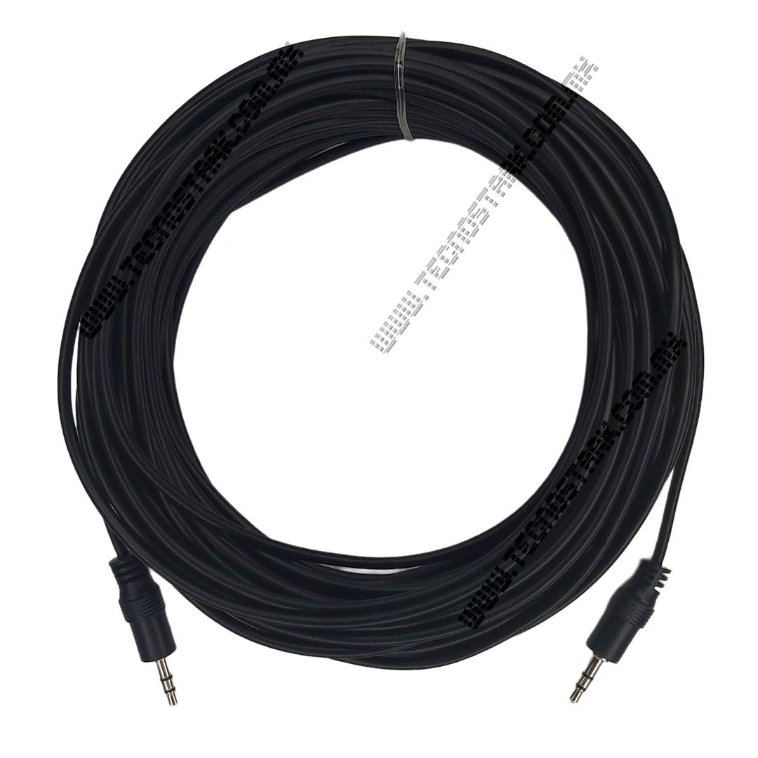 Cable De Audio Auxiliar Plug 3.5 A 3.5 Macho 20 Metros