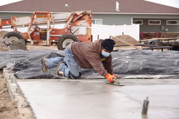 Minor touches to Concrete on Grade