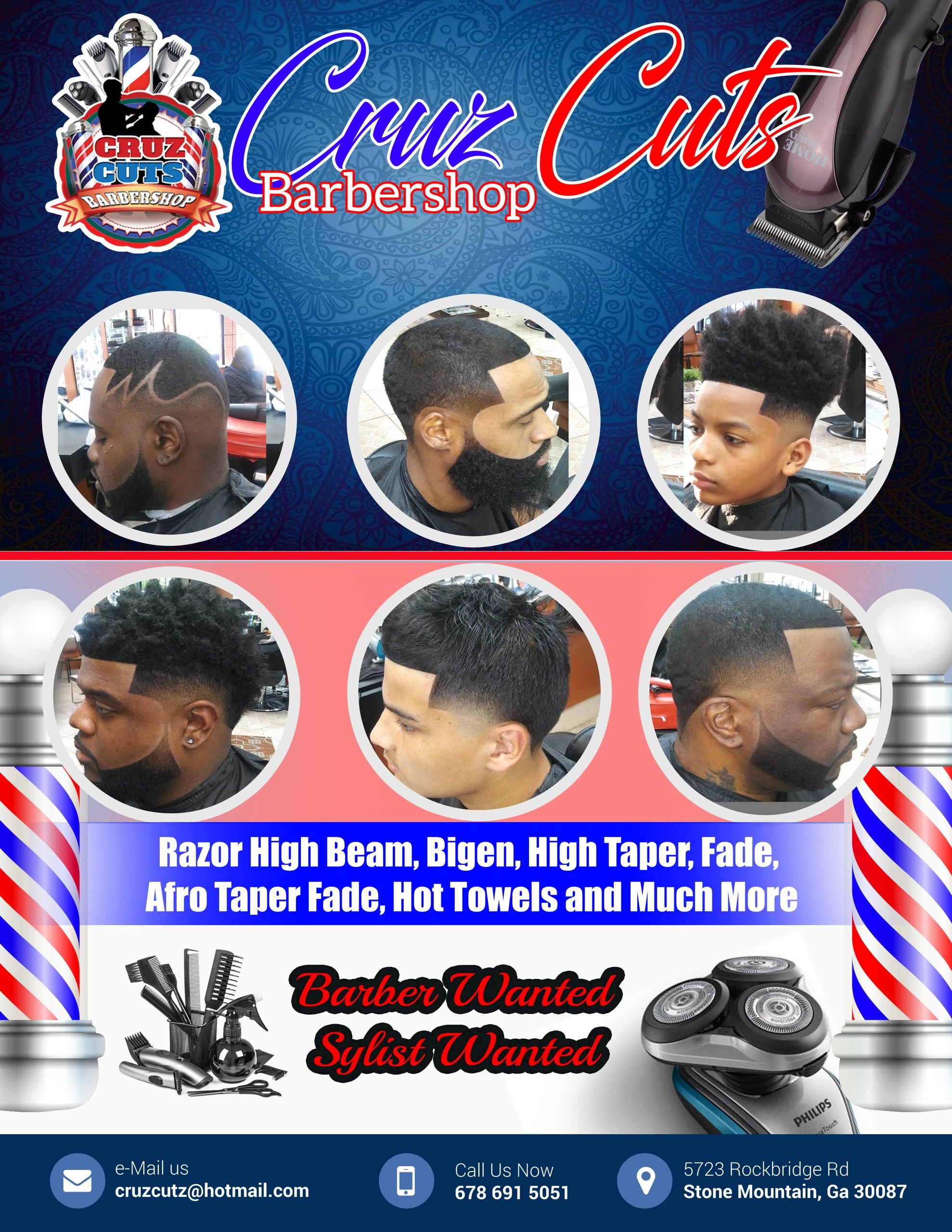 Mens Haircuts - Cruz Cuts Barbershop and beauty salon | Cruz Cuts ...