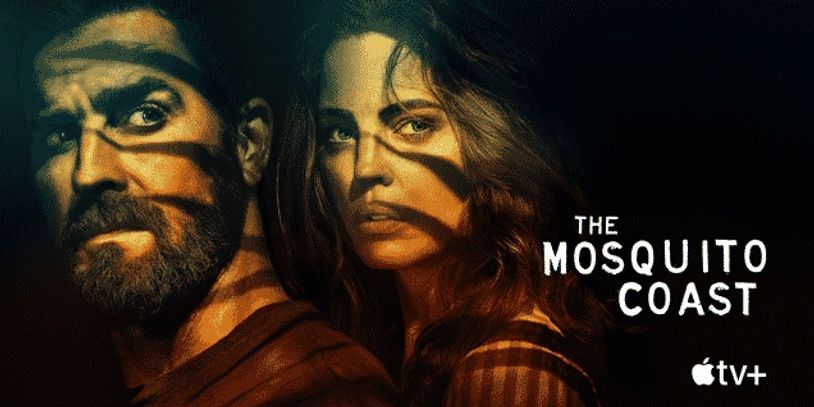 Promotional poster for The Mosquito Coast on Apple TV+.