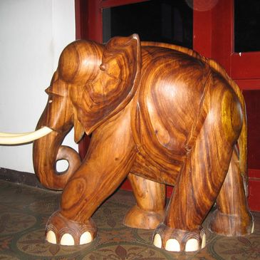 Sri Lanka Carved Elephant