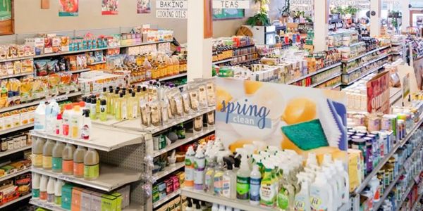 Simply Good Natural Foods inside store back left facing out