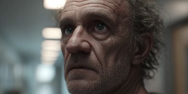 A 60-year-old man with no past medical or psychiatric history who was brought in by police for bizar
