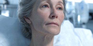 A 69-year-old woman with metastatic esophageal cancer.