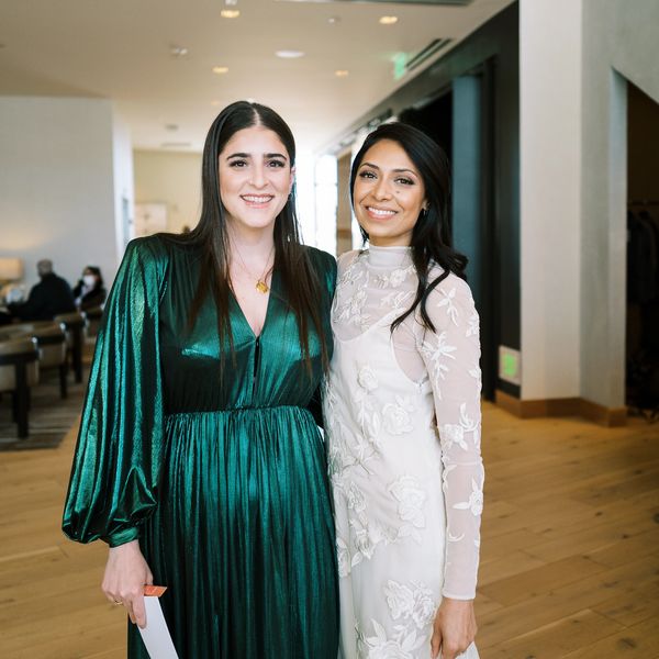 Bride with maid of honor