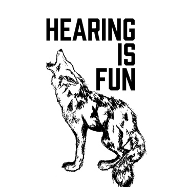 Hearing is Fun coyote sponsored by Stonejax Seasoning and Apparel