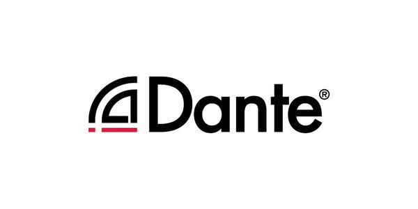 DANTE (Digital Audio Network Through Ethernet) logoi