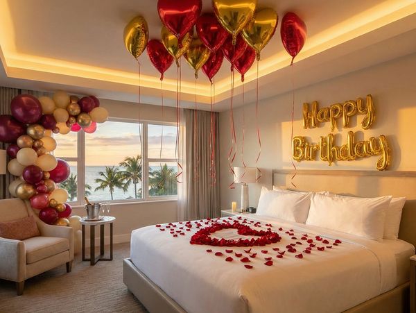Key West hotel room party decor
Key West Airbnb party decor
Key West house balloons 
Hotel balloons