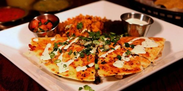 Close view of delicious dish in the plate