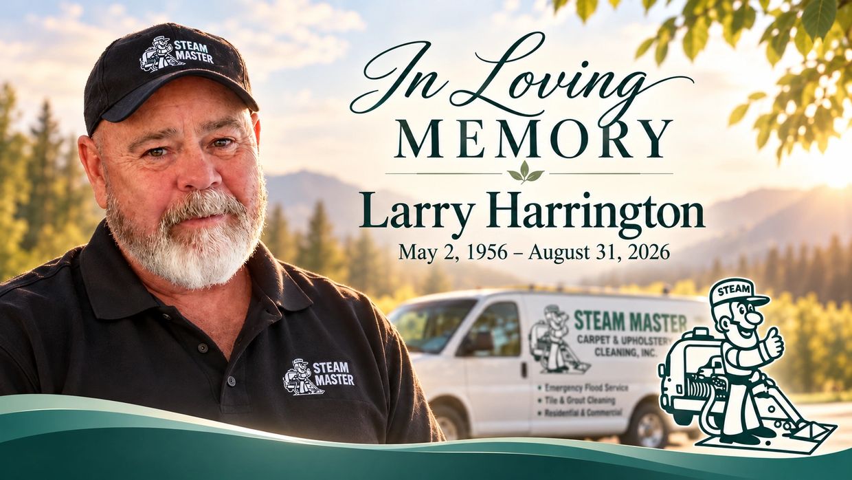 Tribute to Larry Harrington, Steam Master owner, 1956-2026.