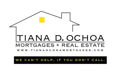 Logo for Tiana D. Ochoa Mortgages and Real Estate with contact website.