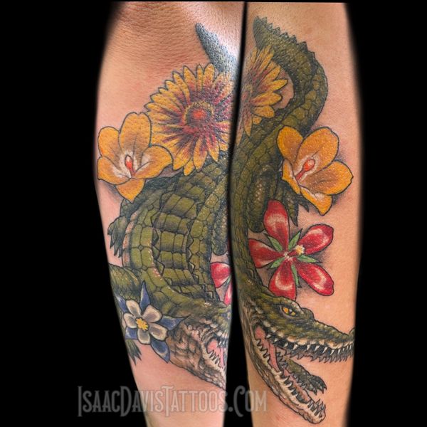 Alligator tattoo