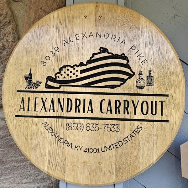 Alexandria Carryout Barrel Head