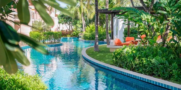 Pool view at Blue Lagoon, Sheraton, Hua Hin, Thailand