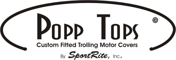 Minn Kota Trolling Motor Cover By PoppTops Fits TRAXXIS//ENDURA w// 36/" s BLACK