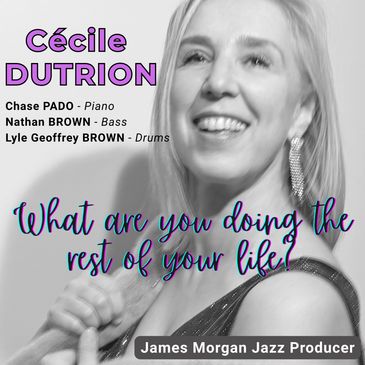 Jazz album cover featuring Cécile Dutrion and her band members.