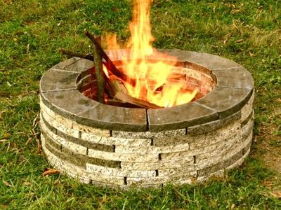 Example of an outdoor fire pit