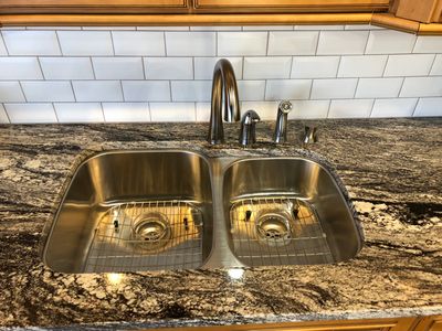 Example of a drop-in sink