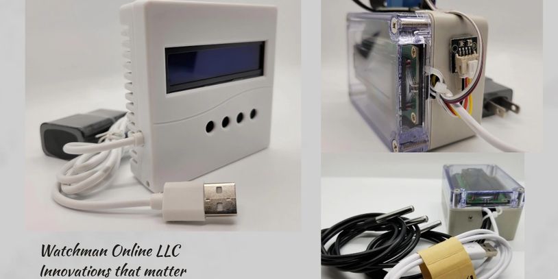 pp-Code WiFi Temperature and Humidity Sensor, Monitor From Anywhere with  Email & SMS Alerts (Standard)