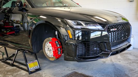 Audi TT RS gets a Ceramic Coat, Paint Protection Film, and Paint Decontamination