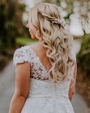 Devon wedding hair 