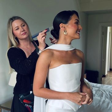 Bridal hair devon