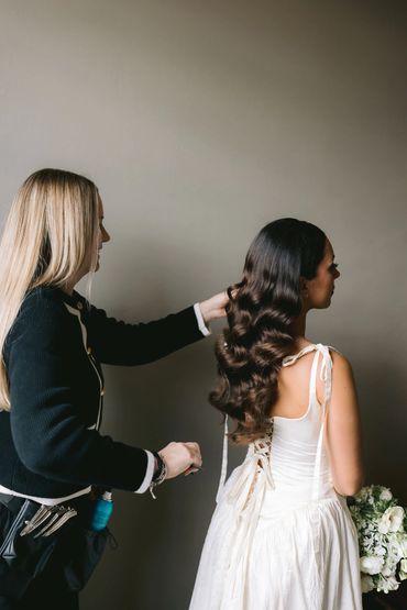 Bridal hair Salcombe