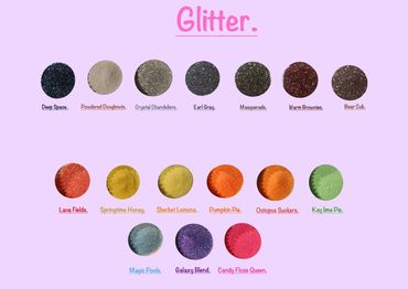 Glitter Colour Chart - Page 2