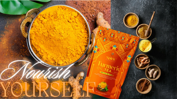 turmeric spice and Spirit.Body.Beautiful Turmeric Tea Spice Blend