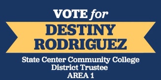 Vote Destiny for State Center Community College District Area 1