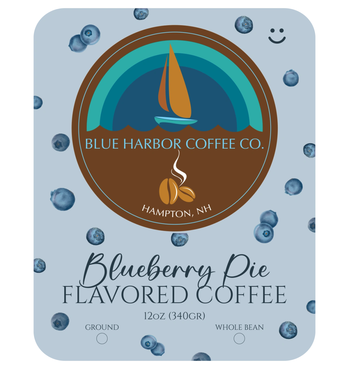 Blueberry Pie Flavored Coffee - 12 oz