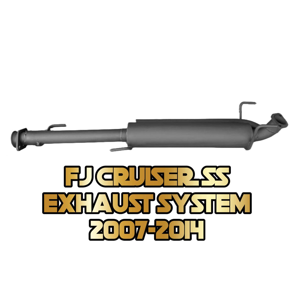 20072014 Toyota FJ Cruiser 4L Stainless Steel Standard Catback Exhaust