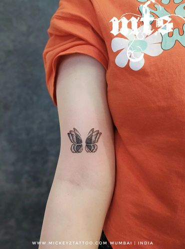 Professional inked custom tattoo at Mickeyz Tattoo Studio Mumbai, with clean detailing and precision