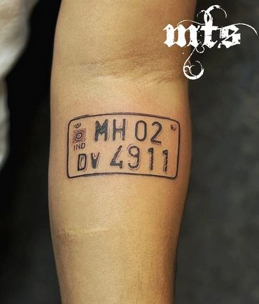 Clean and precise custom tattoo inked at Mickeyz Tattoo Studio, the best tattoo studio, Mumbai