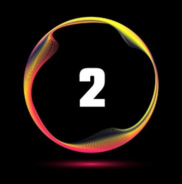 Step 2 – Approve: Fluorescent Circle with Number 2 for Approval Process | 4Front Athletics