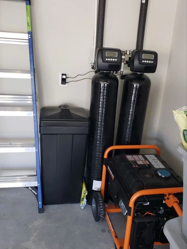 The premium whole house softener with "backwashing" carbon filtration.