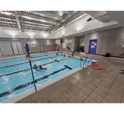 Group and private swimming lessons at Portobello High School, Edinburgh. 