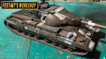 Conqueror Tank By Dragon Berlin Camo.