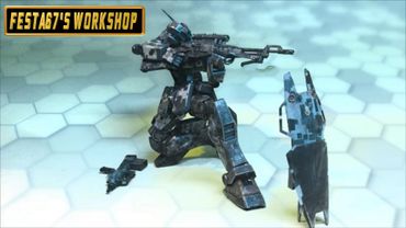 Gundam GM Sniper. Digital Camo.