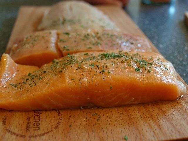 More Orange color is what you see in Farm Raised Salmon less nutrients