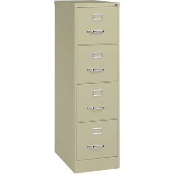 Office Furniture: Metal vertical filing cabinet