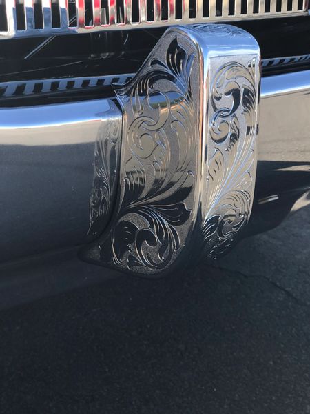 93～96キャデラックフリードウッドブロアムのフロントバンパーガード 1993-96 Cadillac Fleetwood Front Bumper Guards