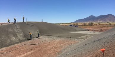 concrete shotcrete drainage 