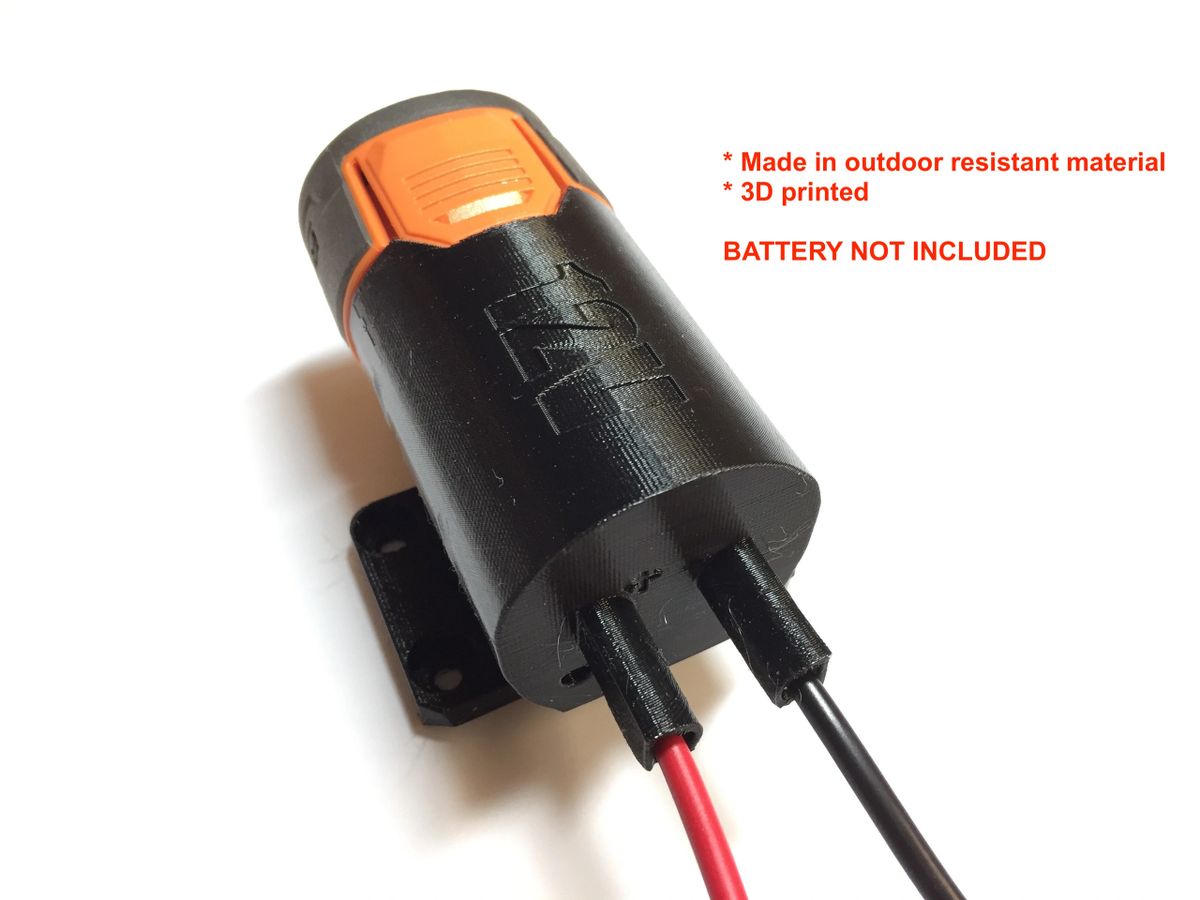L battery adapter for RIDGID 12V lithium battery 12volt mountable dock