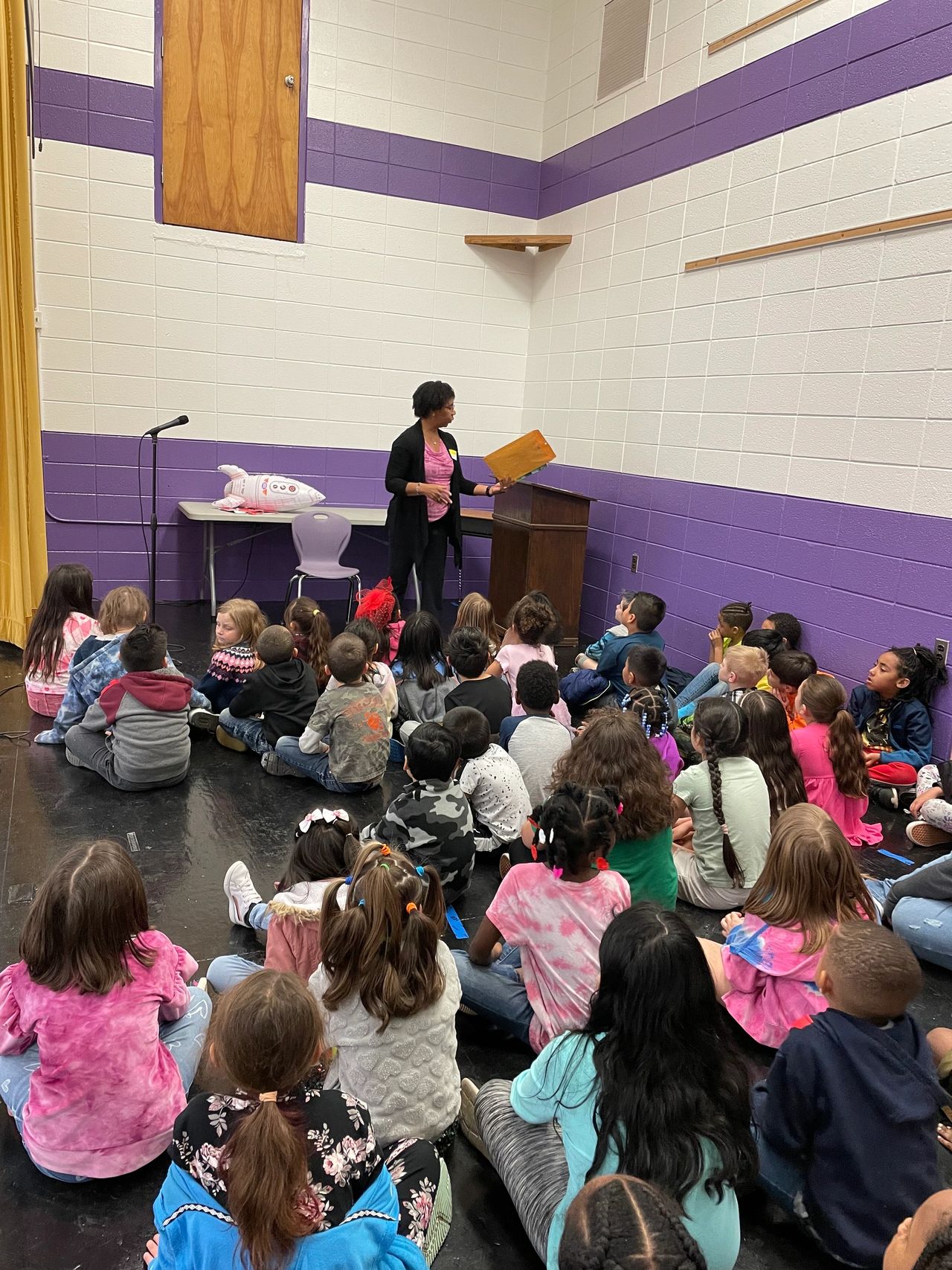 The first grade students at Butner-Stem Elementary. 