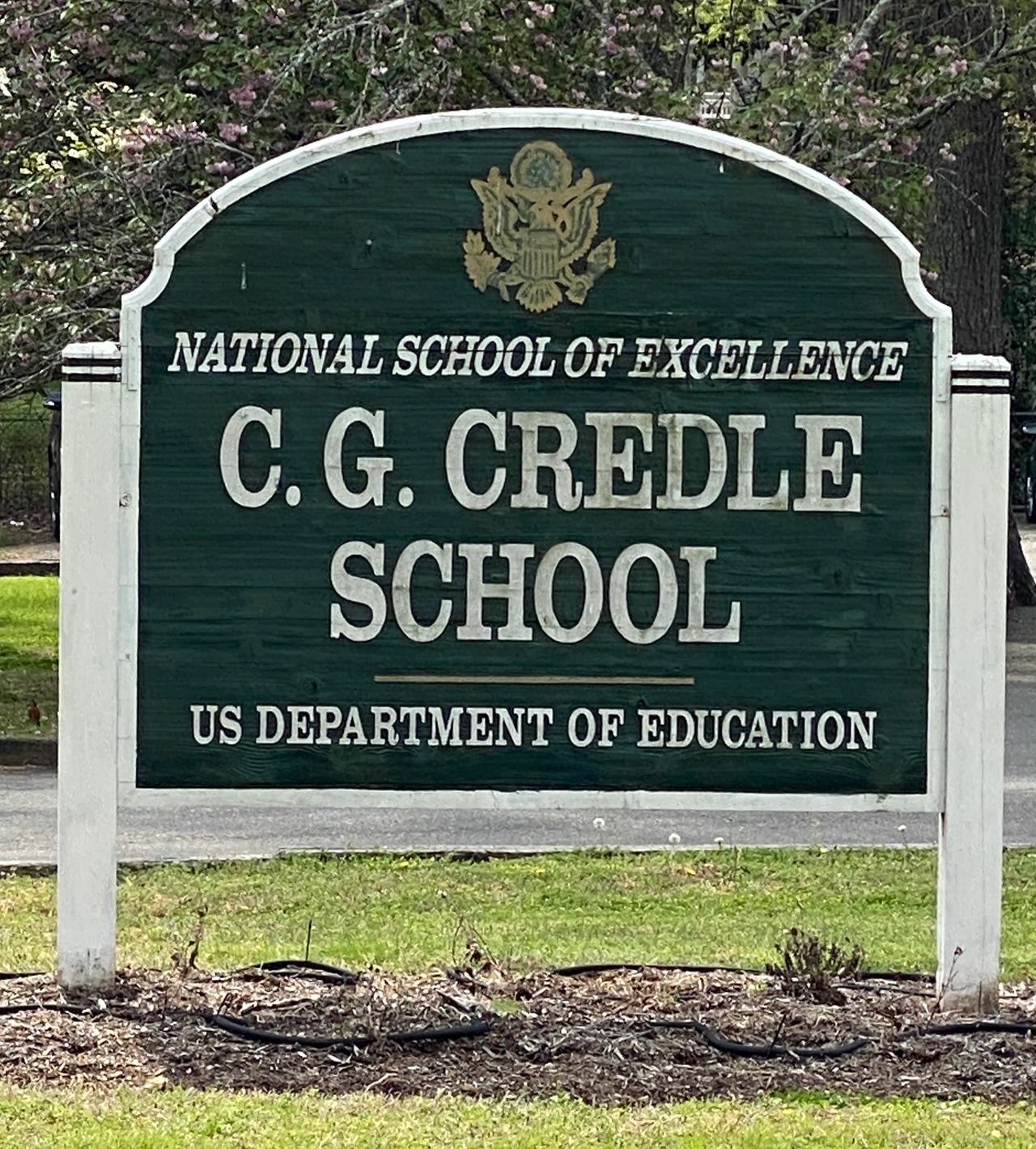 Outdoor School Sign 