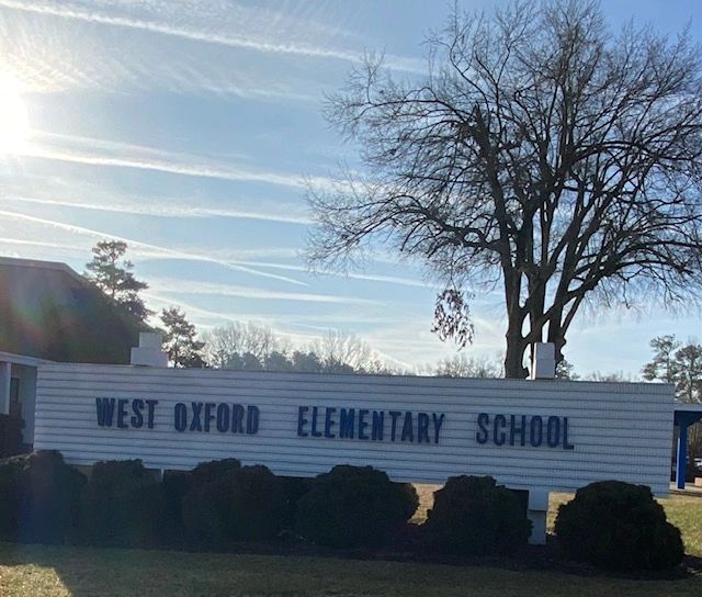 West Oxford Elementary School Sign