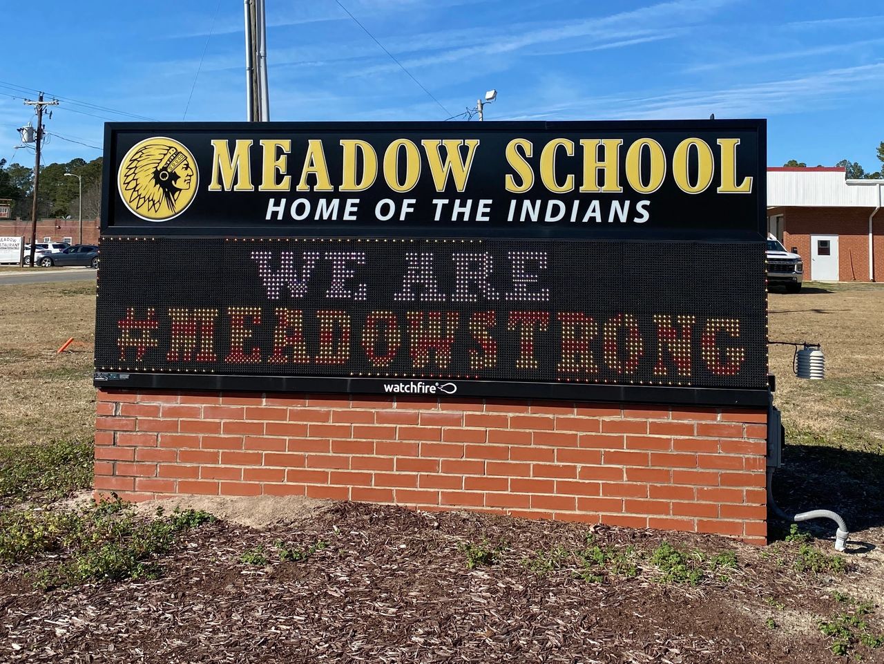 Meadow School Sign