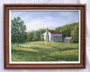 Old home in Monroe County WV. 18x24 SOLD
